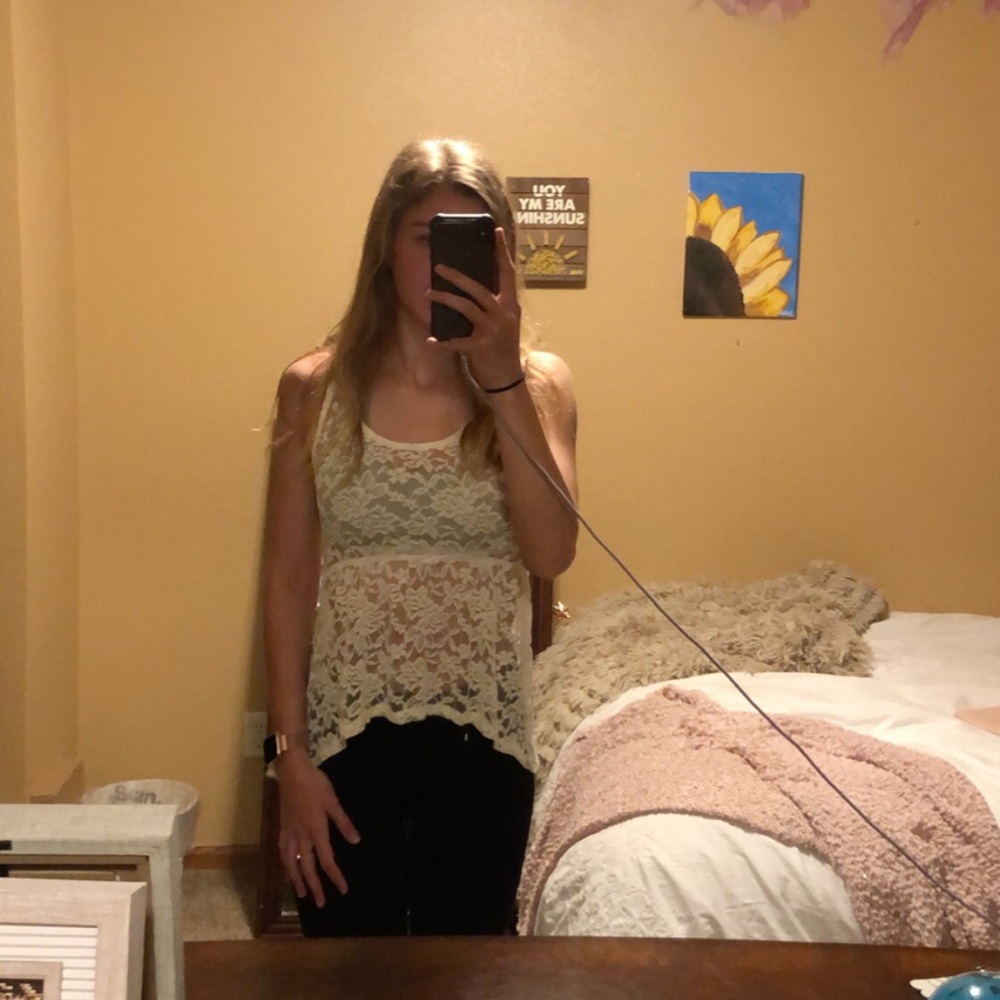 Lacy tank top